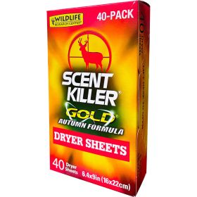 Wildlife Research Scent Killer Gold Dryer Sheets