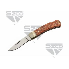 SZCO Red Clay Lockback Knife