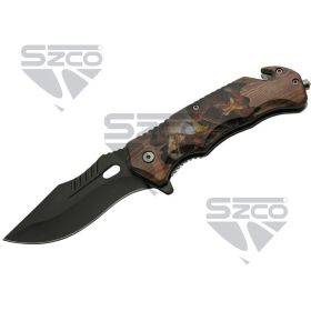 SZCO Eagle Rescue Liner Lock Knife