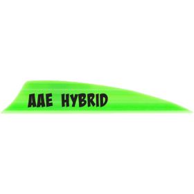 AAE Hybrid 2.0 Shield Cut Vanes (Option: Bright Green 50 pk.)