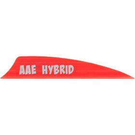 AAE Hybrid 2.0 Shield Cut Vanes (Option: Red 50 pk.)
