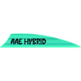 AAE Hybrid 2.0 Shield Cut Vanes (Option: Teal 50 pk.)