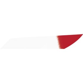 Gateway Mako Feathers (Option: White Red Tip 3.125 in. LW 50 pk.)