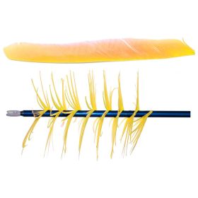 Trueflight Spiral Wrap Flu-Flu Feathers (Option: Yellow RW 100 pk.)