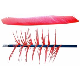 Trueflight Spiral Wrap Flu-Flu Feathers (Option: Red RW 100 pk.)