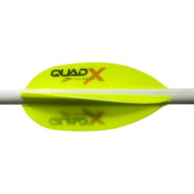 Flex Fletch Quad X Vanes (Option: Flo Yellow 50 pk.)