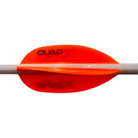 Flex Fletch Quad X Vanes (Option: Blaze Orange 50 pk.)