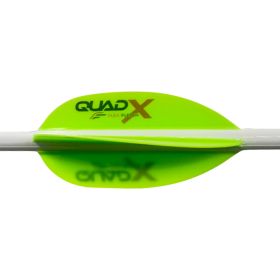 Flex Fletch Quad X Vanes (Option: Cosmic Green 50 pk.)