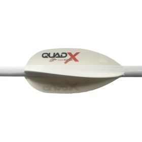 Flex Fletch Quad X Vanes (Option: White 50 pk.)