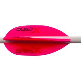 Flex Fletch Quad X Vanes (Option: Flo Red 50 pk.)