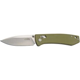SZCO G10 Rolling Lock Stainless Folder Knife (Option: 4.25 in. Moss Green)