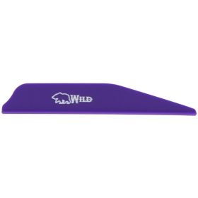 Bohning Wild Vanes (Option: 3 in. Purple 100 pk.)