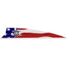 Bohning X Vanes (Option: Shield Cut 3 in. American Flag 36 pk.)