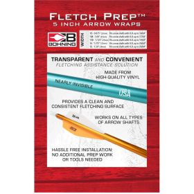 Bohning Fletch Prep Wraps (Option: 5 in. Standard Clear 30 pk.)