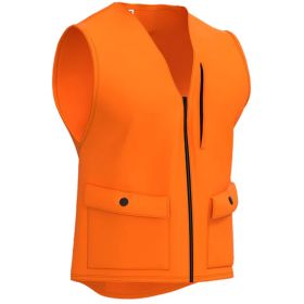 Half Rack Deluxe Safety Vest (Option: Blaze Orange Medium/Large)