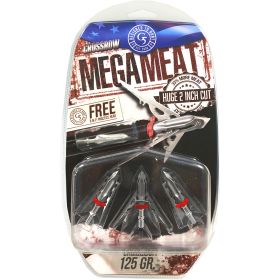 G5 Mega Meat Crossbow Broadheads (Option: 125 gr. 3 pk.)