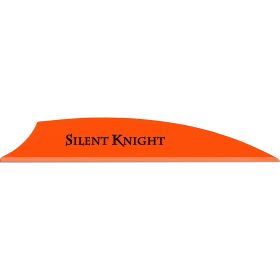 Flex Fletch Silent Knight Vanes (Option: Blaze Orange 3 in. 36 pk.)