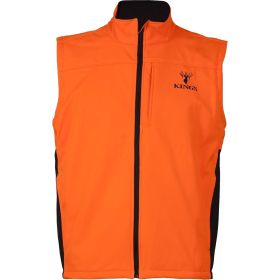Kings Soft Shell Vest (Option: Blaze 2X-Large)