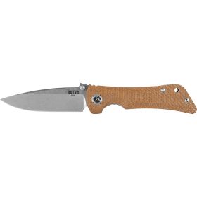 Southern Grind Spider Monkey Folding Knife (Option: 3.25 in. Drop Point Stain w/Micarta Handle)