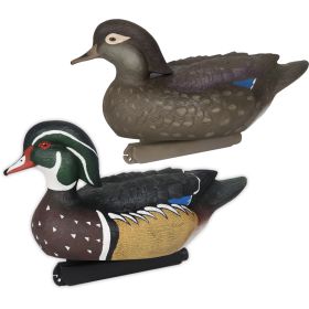 Zink Floater Duck Decoys (Option: Wood Ducks 6 pk.)