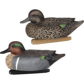 Zink Floater Duck Decoys (Option: Green Wing Teal 6 pk.)