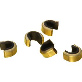 Saunders Brass Nok Set (Option: Hunter Black 12-14 Strand 100 pk.)