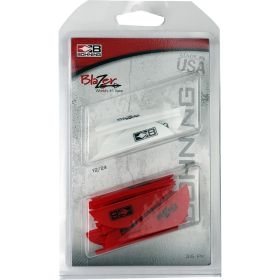 Bohning Blazer Vane Combo (Option: White/Red 36 pk.)