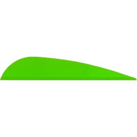 AAE Trad Vanes (Option: Bright Green 3 in. 50 pk.)