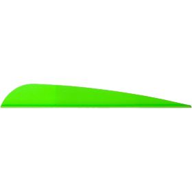 AAE Trad Vanes (Option: Bright Green 4 in. 50 pk.)