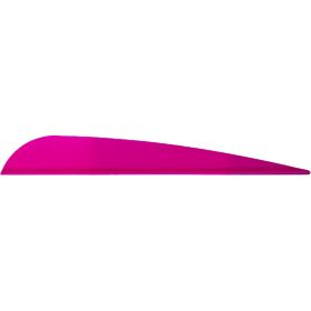 AAE Trad Vanes (Option: Hot Pink 4 in. 50 pk.)