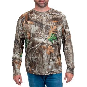 Habit Men's Siesta Cape Long Sleeve Perf Tee (Option: M-Realtree Edge)