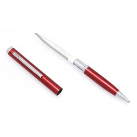 CobraTec Pen Knife (Option: Fixed Blade Red)
