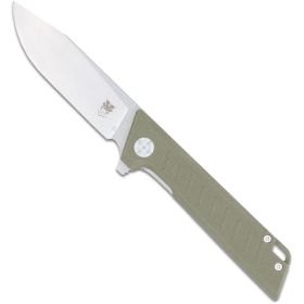 CobraTec Riptide D2 Knife (Option: Folding Blade OD Green)