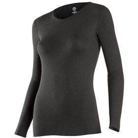 ColdPruf Women's Basic Crew Baselayer (Option: Black Large)