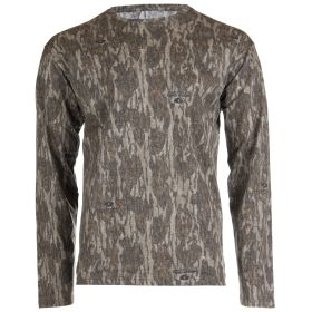 Habit Bear Cave Camo Tee Long Sleeve (Option: Mossy Oak New Bottomland Medium)