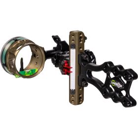 Axcel LANDSLYDE Slider Tactical Bowhunting Sight (Option: AVX-41 Scope 1 Pin .019 Green Fiber)