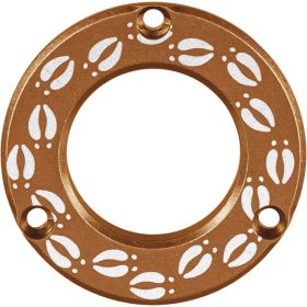 Axcel Driver Hubcap Coyote Tan w/Engraving (Option: Deer Tracks Pattern)