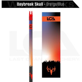 Last Chance WrapWorks Stock Daybreak Skull (Option: Orange/Blue Precision Fixed Standard)