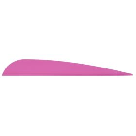 AAE Elite Plastifletch Vanes (Option: Hot Pink 3.875 in. 100 pk.)