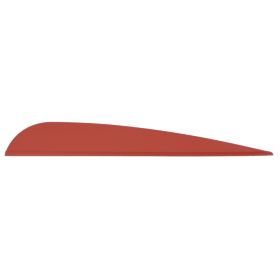 AAE Elite Plastifletch Vanes (Option: Red 3.875 in. 100 pk.)