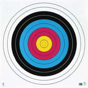 Maple Leaf Target Face (Option: FITA 10-Ring 80 cm.)