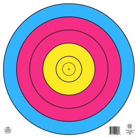 Maple Leaf Target Face (Option: FITA 5-Ring 80 cm.)