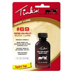 Tinks Doe-In-Rut #69 Buck Lure (Option: 1 oz.)