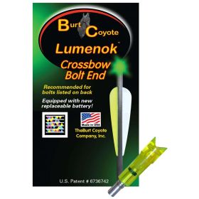 Lumenok Crossbow Nocks (Option: Green Moon Easton/Beman 3 pk.)