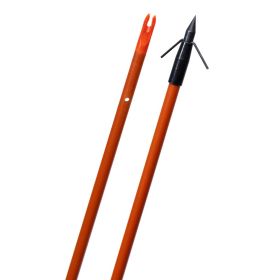 Fin Finder Raider Bowfishing Arrow (Option: Orange with Typhoon Point)