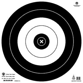 Maple Leaf Target Face (Option: NFAA Field 50 cm. 25 pk.)