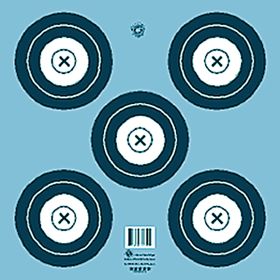 Maple Leaf Target Face (Option: NFAA Indoor 5-Spot 100 pk.)
