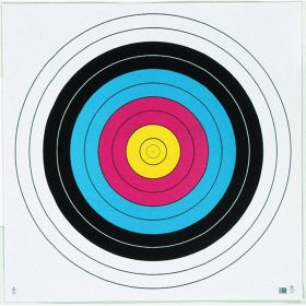 Maple Leaf Target Face (Option: FITA 10-Ring 80 cm. 25 pk.)