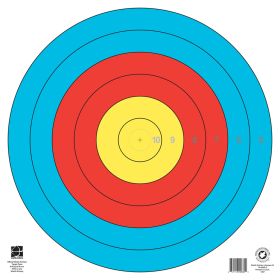 Maple Leaf Target Face (Option: FITA 6-Ring 80 cm. 1 pk.)