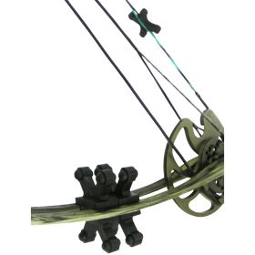 BowJax Revelation Limb Dampeners (Option: Black 11/16 in. 4 pk.)
